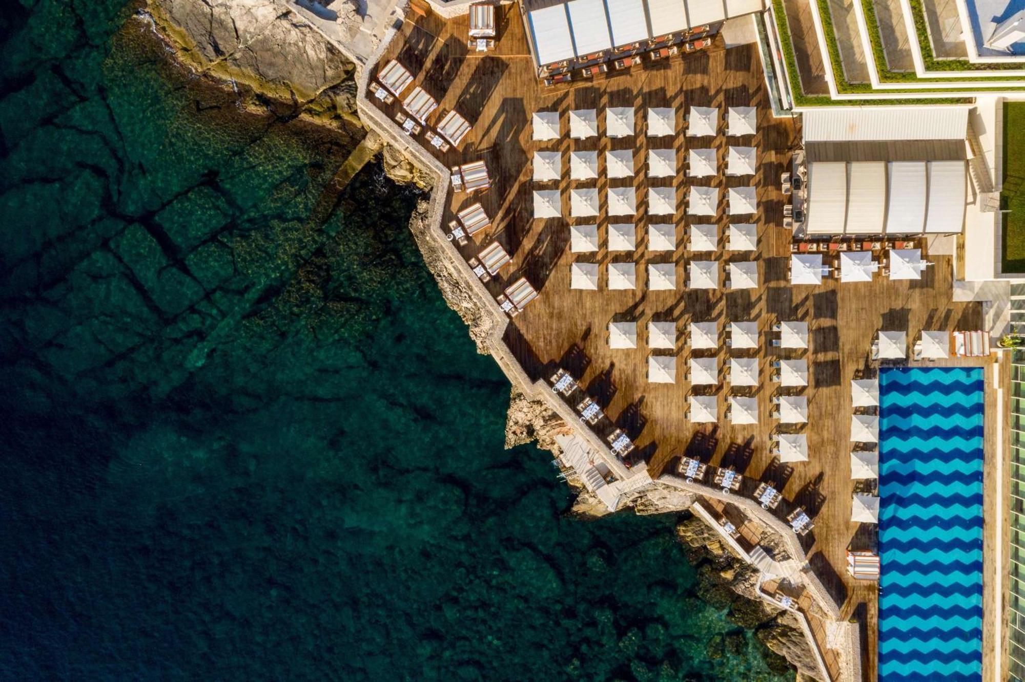 Rixos Premium Dubrovnik Hotel Bagian luar foto Aerial view of the resort